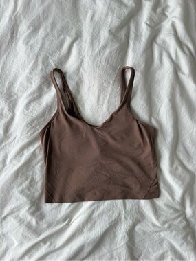 Brown Lululemon align tank top